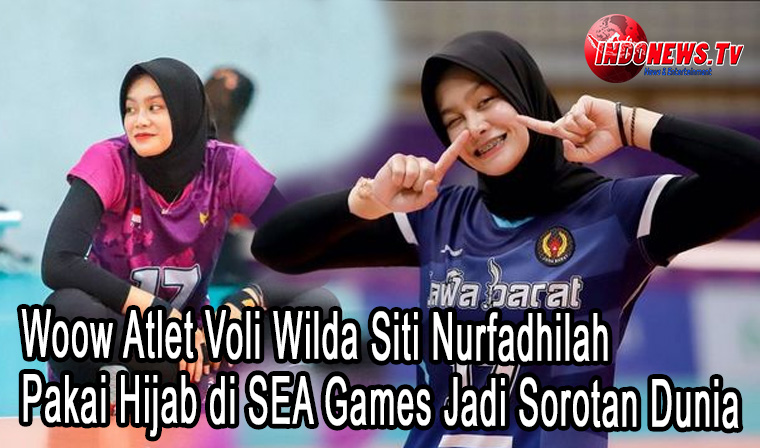 Woow Atlet Voli Wilda Siti Nurfadhilah Pakai Hijab Di SEA Games Jadi ...